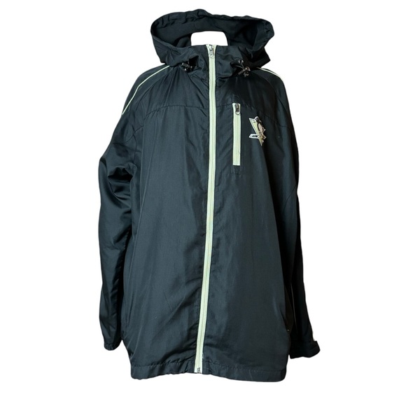 Pittsburgh Penguins Jacket G-III Sports by Carl Banks Men's Sz XL HOODED - Picture 2 of 8